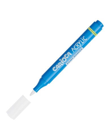 Box 8 Paint Marker acrilico punta maxi bianco Carioca 45296/31 CARIOCA PENNARELLI
