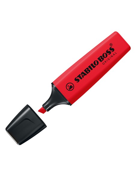 Evidenziatore Stabilo Boss rosso rosso 70/48 70/48 STABILO COLORE LIQUIDO