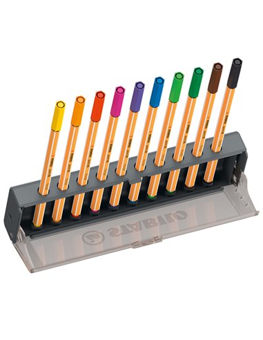 Click set 10 fineliner Stabilo Point 88 colori assortiti 8810-5