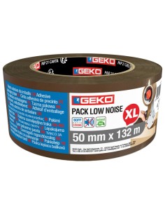 Nastro da imballo PP low noise 50mmx132mt avana Geko 8180200001 Geko NASTRO PER IMBALLO-TENDINASTRO