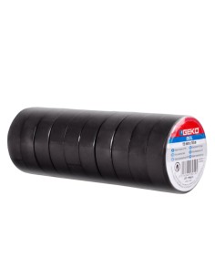 Nastro adesivo isolante 15mmx10mt nero Geko 8170000011 Geko NASTRO PER IMBALLO-TENDINASTRO