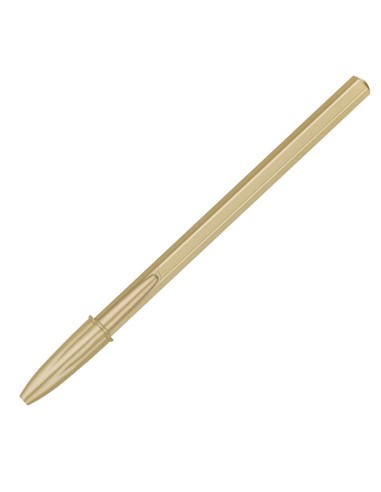 Scatola 20 penna sfera Cristal GlacE' fusto oro 1.0mm BIC® 302522 BIC CON CAPPUCCIO