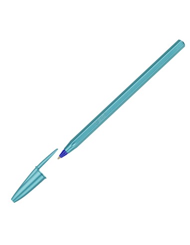 Scatola 20 penna sfera Cristal GlacE' fusto blu/rosa 1.0mm BIC® 302535 BIC CON CAPPUCCIO