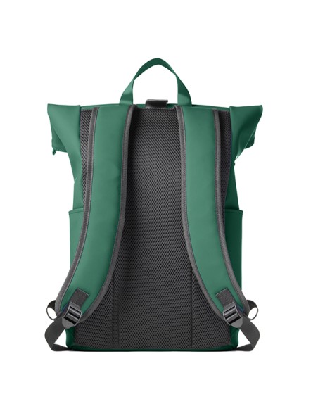 Zaino Roll-top Drop gomma antipioggia dim. 30x42x14cm verde InTempo 9239DRG24