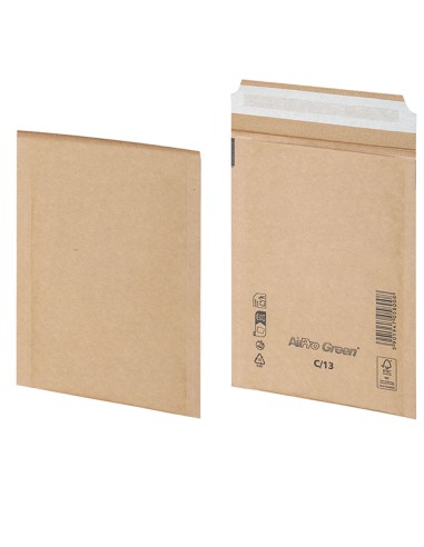100 Buste imbottite 170x215mm C/13 AirPro Avana Green Bong 12282 Bong Packaging BUSTE IMBOTTITE