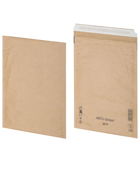 100 Buste imbottite 250x340mm G/17 AirPro Avana Green Bong 12290 Bong Packaging BUSTE IMBOTTITE