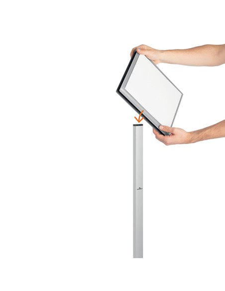 Espositore da pavimento da esterno Info Stand Outdoor A4 Durable 5020-57 DURABLE CORNICI AUTOPORTANTI