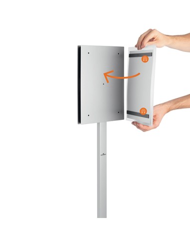 Espositore da pavimento da esterno Info Stand Outdoor A4 Durable 5020-57 DURABLE CORNICI AUTOPORTANTI