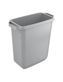 Bidone grigio DURABIN rettangolare in PP con maniglie per il trasporto 60 lt Dur 1800503050