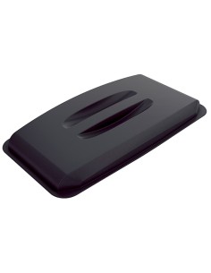 Coperchio nero per bidone DURABIN rettangolare 60 lt Durable 1800504221