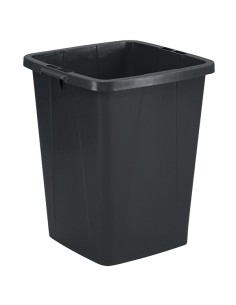Bidone nero DURABIN quadrato in PP con maniglie per il trasporto 90 lt Durable 1800505221 DURABLE PATTUMIERE E BIDONI