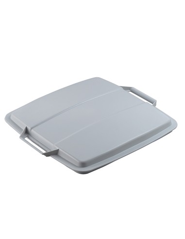 Coperchio grigio per bidone DURABIN quadrato 90 lt Durable 1800506050 DURABLE PATTUMIERE E BIDONI