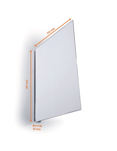 Conf. 10 cartelli da corsia in PET rigido a bandiera magnetico A4 verticale Dura 1874-19 DURABLE CORNICI DA PARETE E SUPPORTI