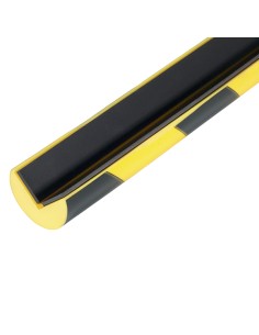 Profilo paracolpi angolare magnetico C25R giallo/nero 1m Durable 1110-130 2