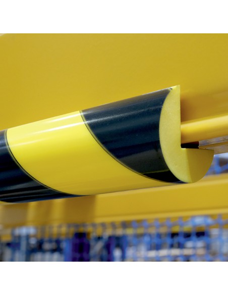 Profilo paracolpi angolare magnetico C25R giallo/nero 1m Durable 1110-130