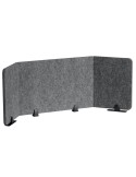 Pannello divisorio da scrivania EFFECT 160 pieghevole in feltro 1,6 m Durable 3135-58