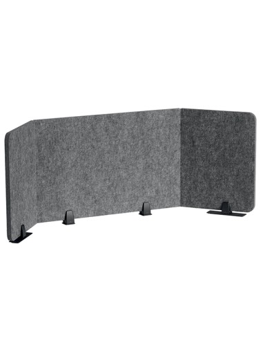 Pannello divisorio da scrivania EFFECT 160 pieghevole in feltro 1,6 m Durable 3135-58 DURABLE SCRIVANIE E TAVOLI RIUNIONE