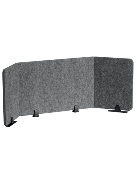 Pannello divisorio da scrivania EFFECT 160 pieghevole in feltro 1,6 m Durable 3135-58 DURABLE SCRIVANIE E TAVOLI RIUNIONE