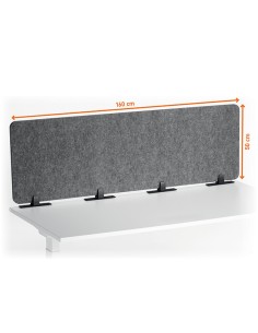 Pannello divisorio da scrivania EFFECT 160 pieghevole in feltro 1,6 m Durable 3135-58 DURABLE SCRIVANIE E TAVOLI RIUNIONE 2