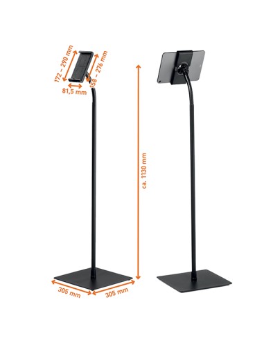Supporto per tablet da pavimento TOUGH FLOOR Durable 8945-01 DURABLE LEGGII