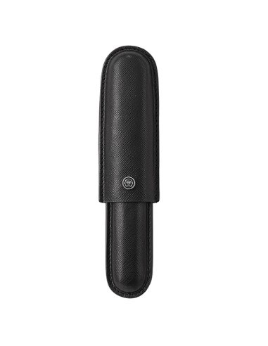Astuccio portapenne Sigaro vera pelle Saffiano nero Cross E000001