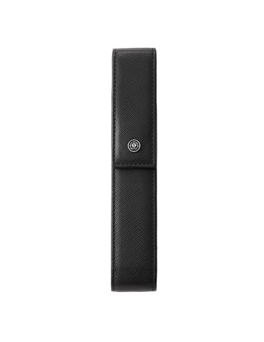 Astuccio Portapenne c/chiusura magnetica vera pelle Saffiano nero Cross E000011 Cross PELLETTERIA