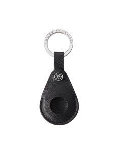 Portachiavi per Smart Tracker vera pelle Saffiano nero Cross E000061