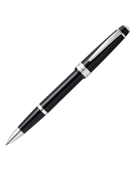 Penna roller Bailey Light punta F fusto nero/chromo Cross E011062 Cross ROLLER E PORTAMINE