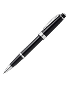 Penna roller Bailey Light punta F fusto nero/chromo Cross E011062 Cross ROLLER E PORTAMINE 2