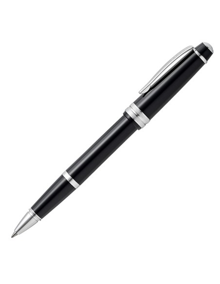 Penna roller Bailey Light punta F fusto nero/chromo Cross E011062 Cross ROLLER E PORTAMINE