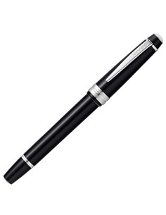 Penna stilografica Bailey Light punta M fusto nero/chromo Cross E011065 2