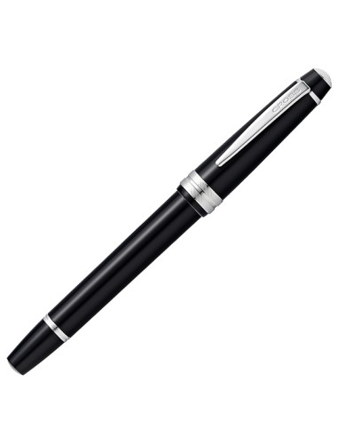 Penna stilografica Bailey Light punta M fusto nero/chromo Cross E011065