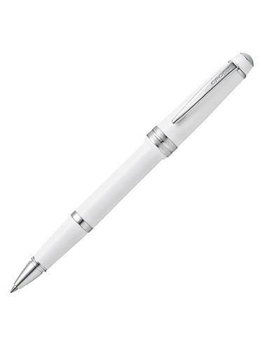 Penna roller Bailey Light punta F fusto bianco/chromo Cross E011052 Cross ROLLER E PORTAMINE