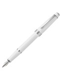 Penna stilografica Bailey Light punta M fusto bianco/chromo Cross E011055
