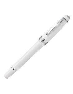 Penna stilografica Bailey Light punta M fusto bianco/chromo Cross E011055 2