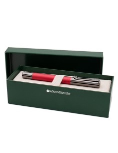 Penna Roller Ritma punta M fusto rosso Monteverde J042318 2