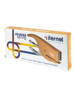 Cucitrice a pinza Virginia spring ARANCIO in scatola Iternet 0101AR ITERNET CUCITRICI A PINZA 2