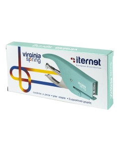 Cucitrice a pinza Virginia spring AZZURRO in scatola Iternet 0101AZ ITERNET CUCITRICI A PINZA 2