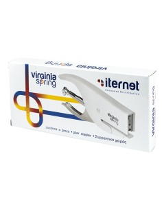 Cucitrice a pinza Virginia spring BIANCO in scatola Iternet 0101BI ITERNET CUCITRICI A PINZA 2