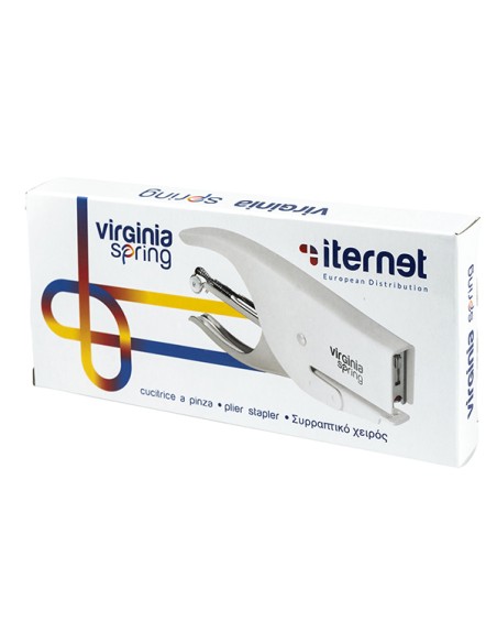 Cucitrice a pinza Virginia spring BIANCO in scatola Iternet 0101BI ITERNET CUCITRICI A PINZA