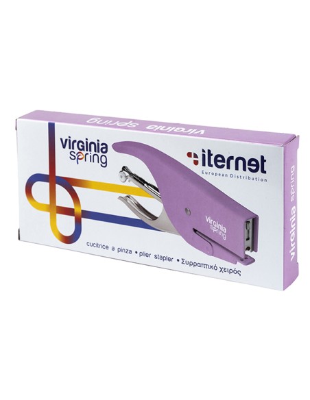 Cucitrice a pinza Virginia spring LILLA in scatola Iternet 0101VI ITERNET CUCITRICI A PINZA