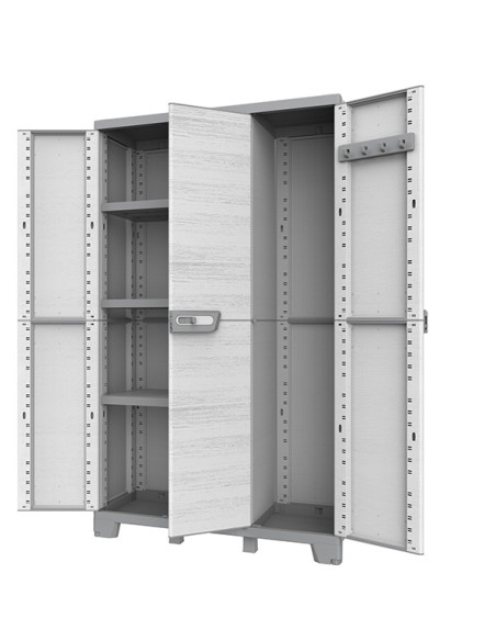 Armadio 3 ante CAB102A sequoia grigio Terry 1003207