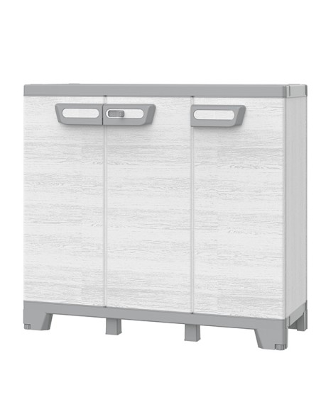 Armadio 3 ante CAB102B sequoia grigio Terry 1003208 TERRY ARMADI E MOBILI CONTENITORE