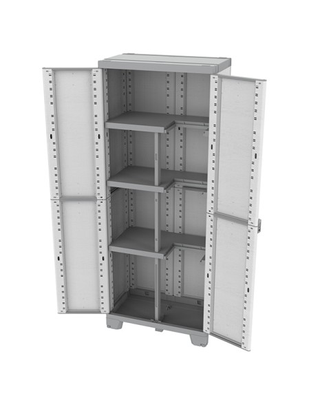Armadio 2 ante CAB2680 sequoia grigio Terry 1003205 TERRY ARMADI E MOBILI CONTENITORE