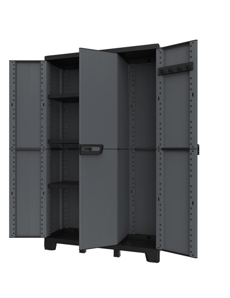 Armadio 3 ante CAB102A ardesia nero Terry 1003203