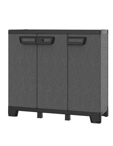 Armadio 3 ante CAB102B ardesia nero Terry 1003204