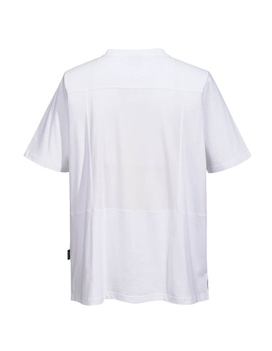 T-shirt chef unisex a maniche corte tg M bianco Portwest C195WHRM Portwest FELPE-MAGLIETTE-CAMICIE