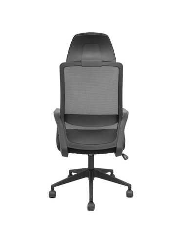 Poltrona direzionale Pro534 in tessuto nero c/poggiatesta c/braccioli fissi Piq 8435501019480 Piqueras y Crespo SEDUTE DIREZI...