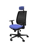 Sedia ergonomica Alares c/bracc regolabili e poggiatesta azzurro Piqueras y Cres 8447459143964