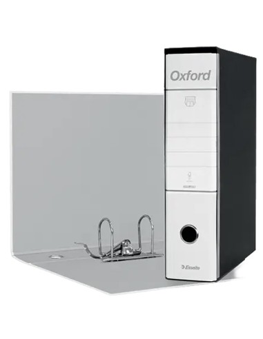 Registratore OXFORD G85 bianco dorso 8cm f.to protocollo ESSELTE 390785000 ESSELTE REGISTRATORI A LEVA